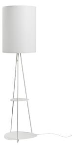 Lampada da terra STONE � 46xh180 cm Struttura in metallo e ripiani portaoggetti verniciato BIANCO