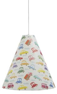 Lampada a sospensione per camerette DUOLI � 40xh 42 cm in multicolor decoro Automobiline