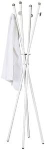 Appendiabiti in metallo verniciato richiudibile Kebab �40 xh180cm Pomelli Colore Trasparente