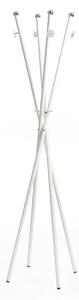 Appendiabiti in metallo verniciato richiudibile Kebab �40 xh180cm Pomelli Colore Bianco