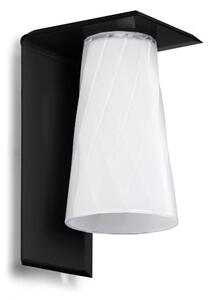 Applique da muro I Luce struttura e Paralume in metacrilato Dimensioni 15x15xh 22 cm- peso 0,800 kg colore nero