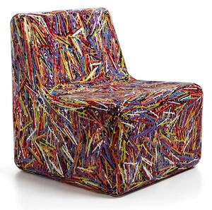 Poltrona CORA in Materiale Plastico Termofuso 68x69xh77 cm colore Multicolor