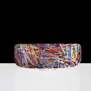 Lampada da appoggio , tavolo con paralume in materiale plastico CAKE �70xh25cm Multicolor