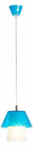 Sospensione realizzata in materiale acrilico TRILLY 1 Luce �20xh 25 cm BLU