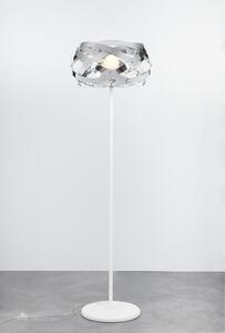 Lampada da terra NUCLEA diametro 53xh 187 cm Paralume in metacrilato colore cromolite