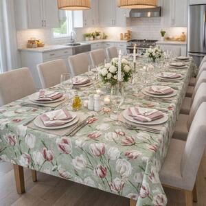 Tovaglia da tavola Tulipani Botticelli Home con tovaglioli