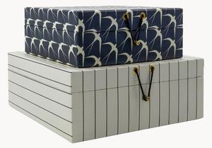 Set di 2 scatole portaoggetti fatte a mano Keep
