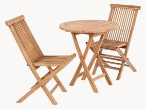Set da giardino in legno di teak Oviedo & Toledo, set da 3