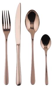 Posate set da 24 pezzi acciaio inox 18/10 6 posti tavola Monoblocco TASTE PVD Copper- posate