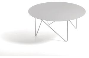 Tavolino rettangolare SHAPE 90xh38cm realizzato in acciaio verniciato con finiture sabl�