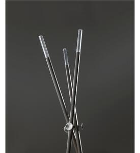 Portabiti STILO con struttura tubolare 50x50xh178 cm in acciaio verniciato finitura sabl� particolari in policarbonato ed alluminio