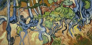 Vincent van Gogh - Riproduzione Tree roots 1890, (40 x 20 cm)