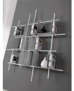 Libreria componibile - LIBRA Dimensioni 187x15xh115 cm peso 5.50 kg in acciaio verniciato