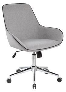 Poltrona Attesa con braccioli SANTA FE L73 x P38 x H70 cm - 12,2 kg con tessuto grigio