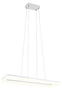 LED, lampada a sospensione, bianco, SMD, 27W, bianco neutro, L 70 cm