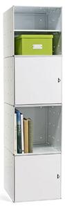 Cassettiera terra 4 cubi QBO due ante ed una mensola superiore