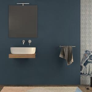 Mensolone per bagno rovere tabacco 60 cm
