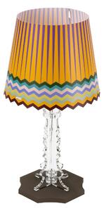 Lampada da Tavolo Abat Jour Piccola h 35 cm in cristallo Acrilico Brighella 18,5x18,8xh 35 cm decoro RAINBOW