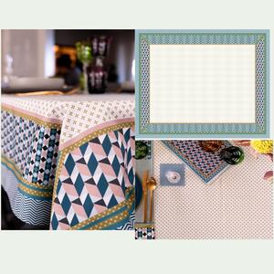 Tovaglia in cotone Stampato MODER DECOR 140x230 cm (Adatta x tavoli da 10-12 persone) cotone stampato con trattamento anti macchia e antigoccia