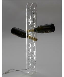 Cantinetta Vino Legno Con 20 Bottiglie - Credenza Portabottiglie Con Portabicchieri Per Cucina, Bar O Sala Da Pranzo - Foto 4