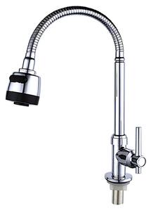 Miscelatore monocomando per cucina, girevole a 360°, rubinetto per lavello, con 2 tipi di getto d'acqua