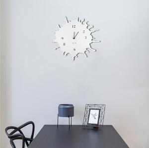 Orologio da parete small skizzo bianco, Diametro 33,5 cm peso 0,395 kg, spessore 5 mm