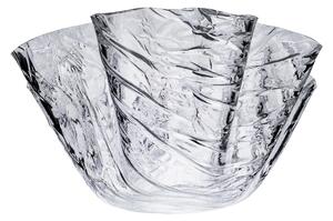 Porta vaso contenitore in cristallo acrilico LIke Water Versione Big diametro 28xh16 cm spessore 5 mm colore trasparente ICE