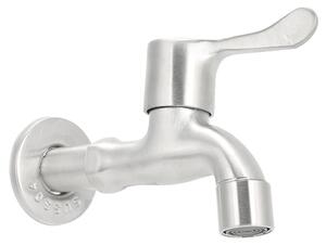 Miscelatore monocomando in acciaio inossidabile da G1/2 pollici per lavatrice, rubinetto monocomando per acqua fredda, rubinetto per bagno