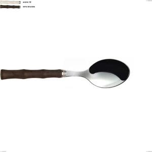 Cucchiaio tavola acqua eme, Acciaio 18/10 AISI 304 lucido manicatura acrilica, lunghezza 212 mm