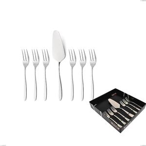 Confezione vetrina 7 pezzi dolce armonia, Acciaio inox Aisi 304 lucido, spessore 3 mm