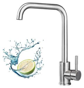 Rubinetto da cucina in acciaio inossidabile 304, girevole a 360°, miscelatore monocomando