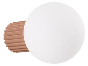 Lampada da parete marrone chiaro ø 12 cm Orbital – Sollux