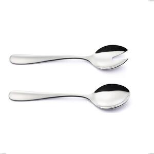 Coppia insalata Beta, 18.10(AISI304), spessore 4mm, Lunghezza 243 mm finitura inox lucido