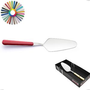 Confezione vetrina 1 pezzo pala torta Brio, Acciaio inox 18.c (AISI 430), manici in abs