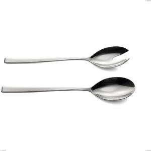 Coppia insalata celine, Acciaio inox Aisi 304 lucido, spessore 4.5 mm, lunghezza 263 mm