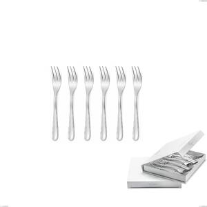 Confezione a libro 6 pezzi forchette dolce City, Inox 18.10 (Aisi304), spessore 1.8 mm