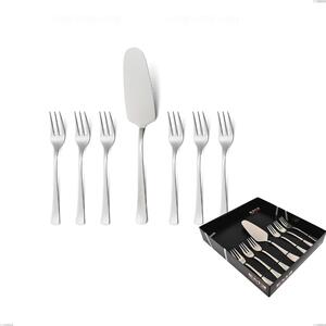 Confezione vetrina 7 pezzi dolce doram, Acciaio inox Aisi 304 lucido, spessore 2.5 mm