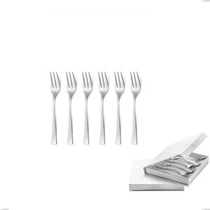 Confezione a libro 6 pezzi forchette dolce doram, Acciaio inox Aisi 304 lucido, spessore 2.5 mm