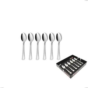 Confezione vetrina 6 pezzi moka Domus, inox 18.10 (AISI304), spessore 3.0 mm
