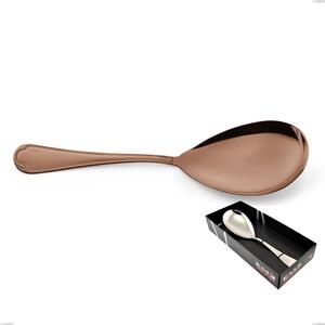 Confezione vetrina 1 pezzi pala riso Domus Chocolate, Acciaio 18/10, spessore 3 mm