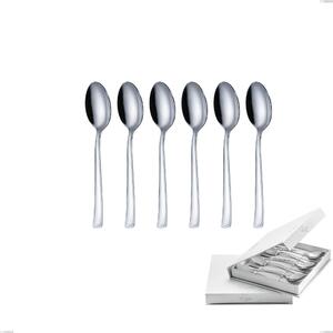 Confezione a libro 6 pezzi cucchiaini caff� Duna, Acciaio inox (Aisi 304) lucido