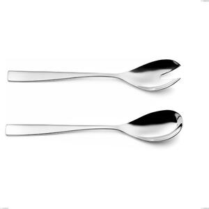 Coppia insalata Etoile Inox , 18/10 (AISI304), spessore 4 mm, Lunghezza 260 mm finitura inox lucido a specchio