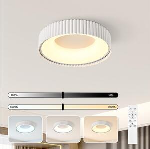 Brilagi - Plafoniera LED dimmerabile FALCON MODERN LED/30W/230V 40 cm bianca + telecomando