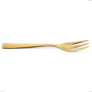 Forchetta dolce Etoile PVD Gold, Acciaio 18/10 lucido, spessore 4 mm, lunghezza 162 mm, pvd oro
