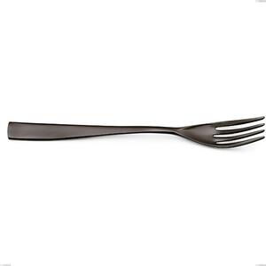 Forchetta frutta EtoIle PVD Black, Acciaio 18/10 lucido, spessore 4 mm, lunghezza 190 mm, PVD black