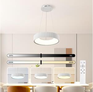 Brilagi - Lampadario dimmerabile a LED FALCON MODERN LED/30W/230V diam. 40 cm bianco + telecomando