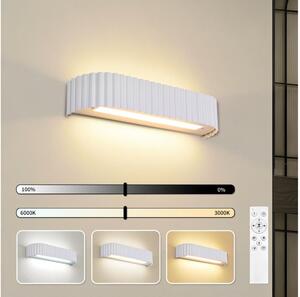 Brilagi - Applique LED dimmerabile FALCON MODERN LED/14W/230V 40 cm bianco + telecomando