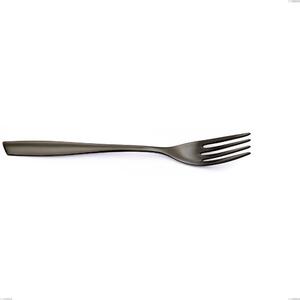 Forchetta da servizio Acciaio inox 18/10 PVD Black Eleven lunghezza 252 mm spessore 2,5 mm nero