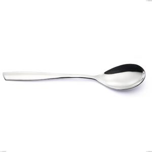 Cucchiaio da servizio Eleven, (acciaio 18.10 aisi304), spessore 2.5 mm, lunghezza 253 mm inox lucido a specchio