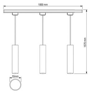 Philips - Lampada a sospensione LED dimmerabile con cavo per sistema a binario EASYLINK 3xGU10/6,2W/230V 1m bianco